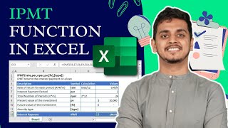 How to Calculate Interest rate in Excel : Using IPMT Function in Excel | Be10x