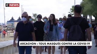 Arcachon : tous masqués contre le Covid-19