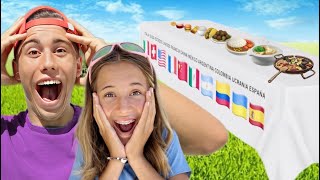 Probando Comida De Todos Los Países Del Mundo Que Cuesta Menos De 10