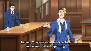 Ace Attorney season 2: Richard Wellington loves large bananas