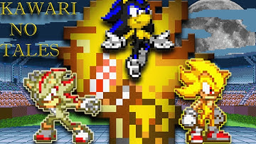 Sonic and Shadow vs Fleetway and seelkadoom (Sprite Animation)