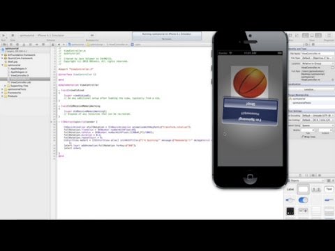 Xcode Tutorial 12 Part 1: Spinning and Animating Objects (inc. UIAlerts) & Images