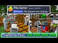 Minecraft Duping – DESTROYING Pika-Network With 100 Players…