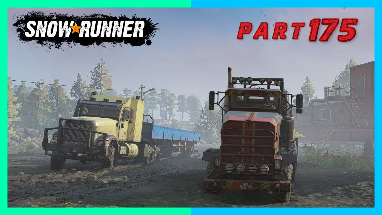 SNOWRUNNER Gameplay Drilling Equipment Delivery To The Oilfield YouTube