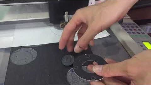 No metallic graphite gasket seal rubber sheet AOKE DCH30 CNC flatbed sample cutter plotter machine
