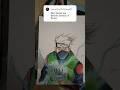 My friend infinite crew told me to draw my favourite character in Naruto #likeandsubscribe #art