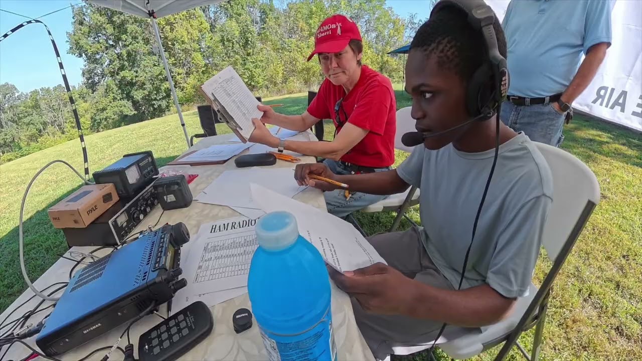 Dixie Heights High School. KY4DH at POTA Event