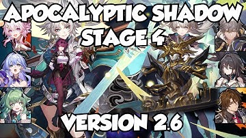 NEW Apocalyptic Shadow Stage 4 | E0S0 Feixiao FuA & E0S1 Firefly Break | 3 Stars | Honkai: Star Rail