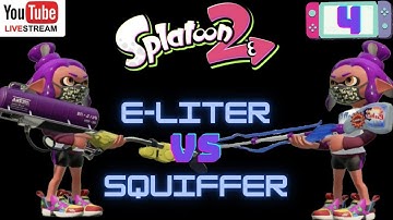 Splatoon 2 Series Live from Australia: "Is this my main weapon?" Ep4 E-LITER VS SQUIFFER Commentary