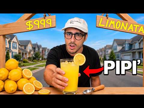 I opened a "LEMONADE" stand!