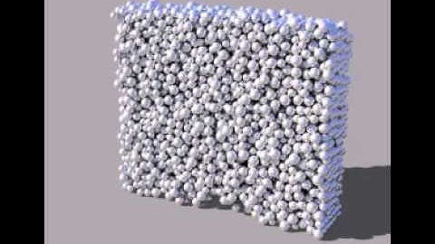 Numerical simulation of ultrasound induced fluidisation