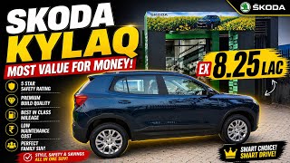 2026 Best Value for Money 💰 Skoda Kylaq Base Model Classic Plus | Full Review 🔥 Lava Blue Colour 4K