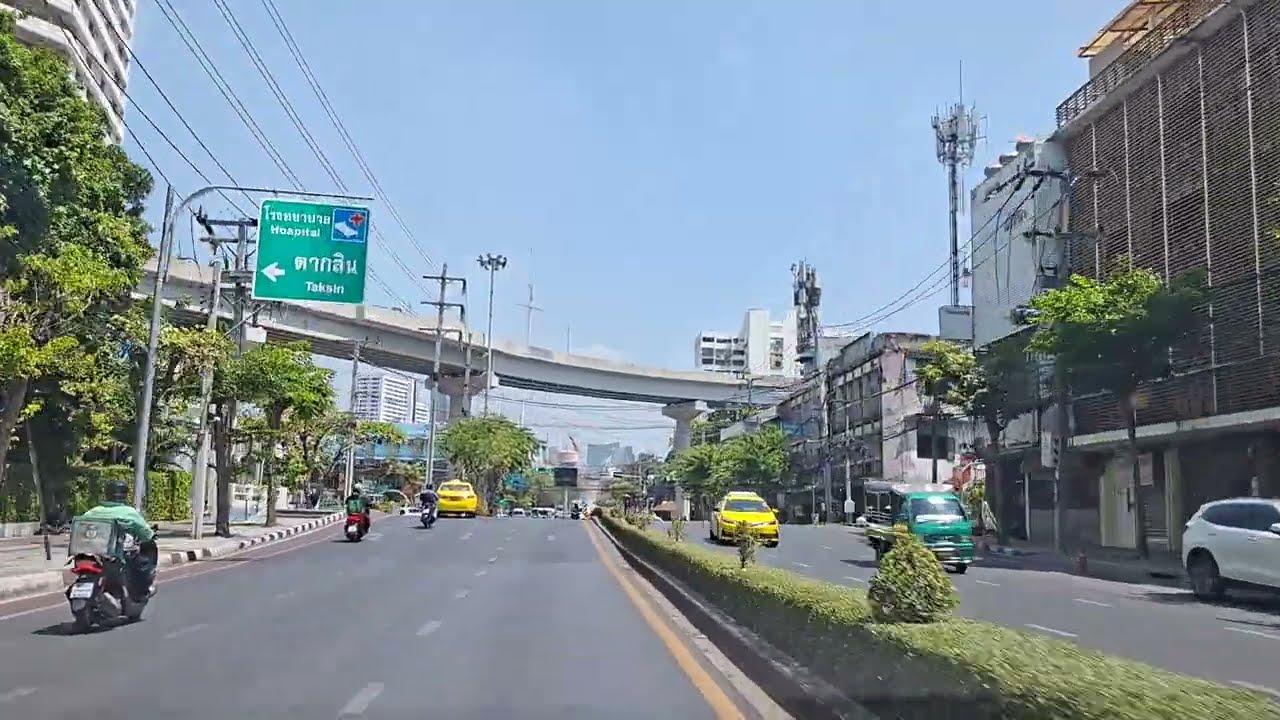 รีวิว ถนนวรจักร ไปแยกบ้านแขก วงเวียนใหญ่ 5/3/69