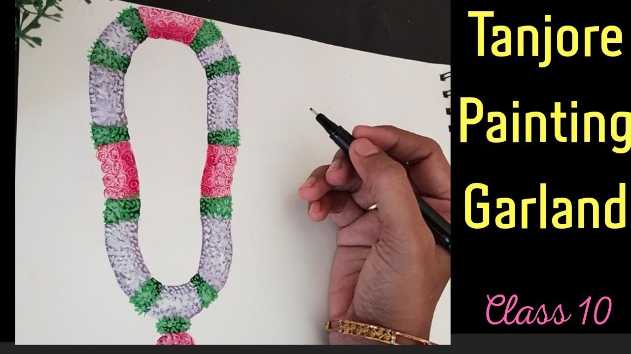 Tanjore Painting Garland /Class 10