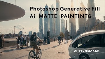Photoshop Generative Fill - One Click Matte Painting ( Ai Video )