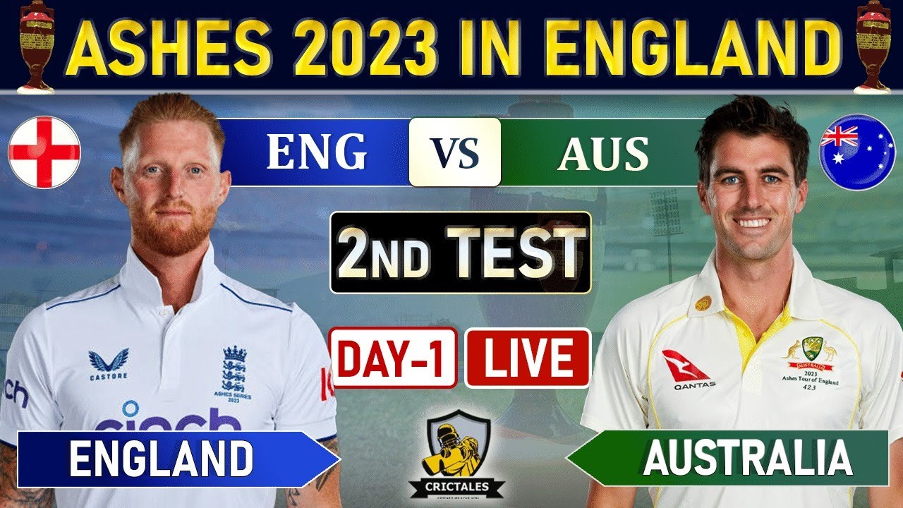 AUSTRALIA vs ENGLAND 2ND TEST MATCH LIVE SCORES and COMMENTARY AUS VS ENG DAY 1