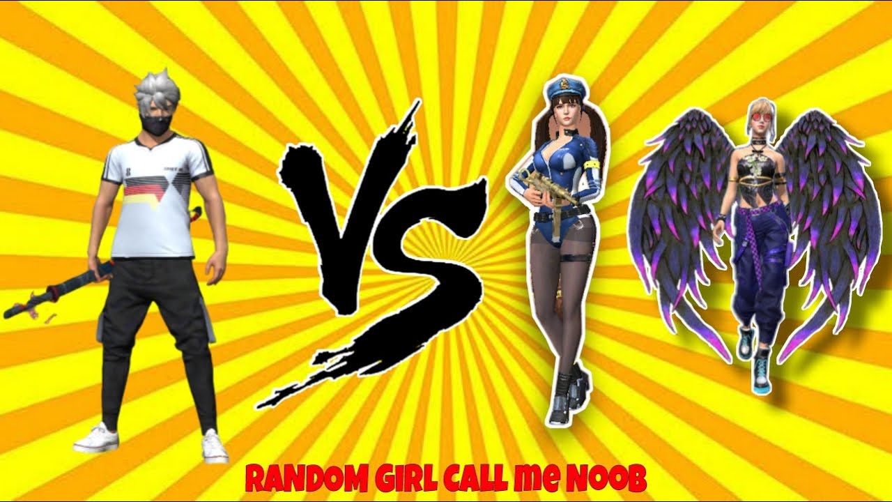 Criminal Vs 2 pro Girls | 1 vs 2 Custom Challange | Garena Free Fire | Random 2 Girls Call Me Noob |