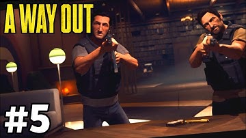 A Way Out - PS5 Gameplay Walkthrough (No Commentary) | Leo vs Vincent 😔🥺 Sad Ending 💔 | #5