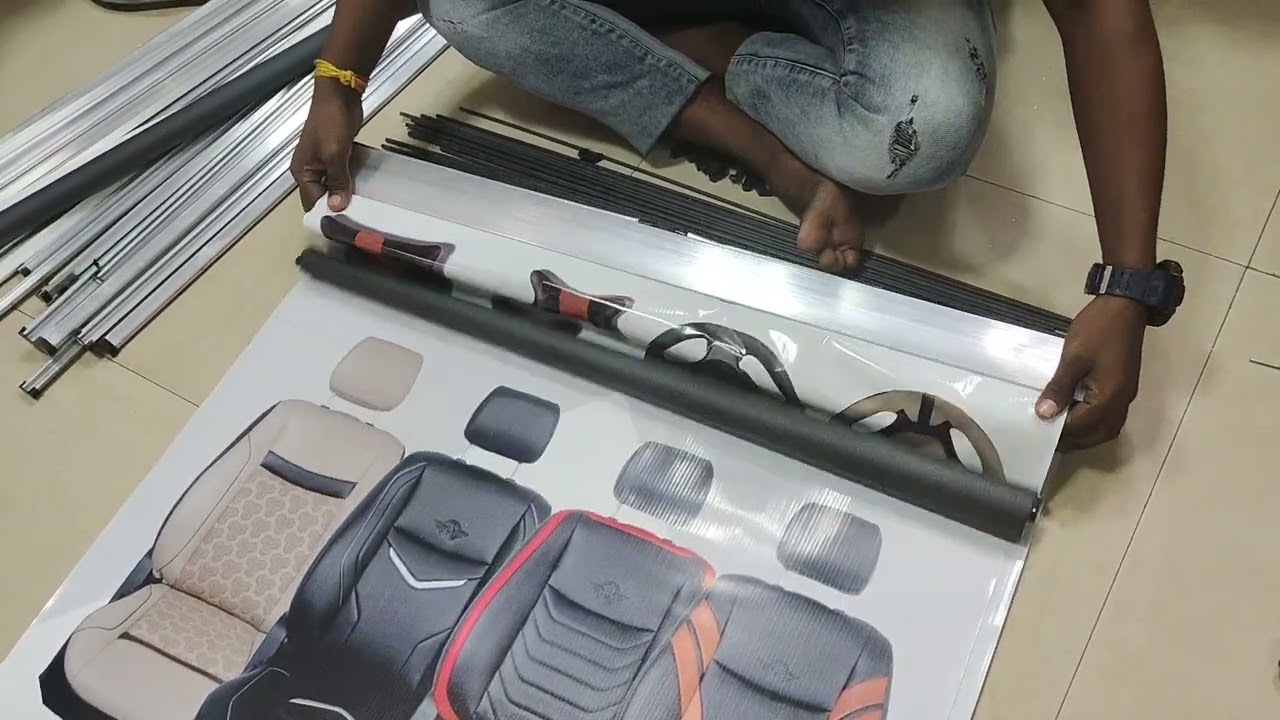 How to Install Print in the Roll-up Standee