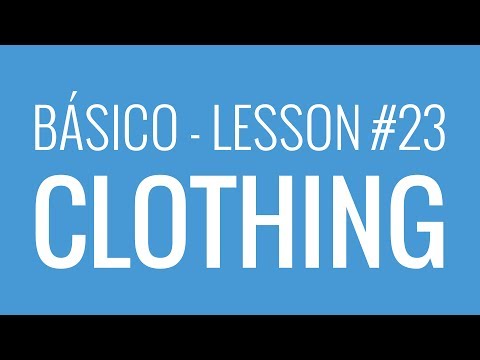 Básico #23: Clothing - Inglês de Bolso