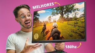 OS MELHORES MONITORES para comprar em 2026! Gamers e para Trabalho