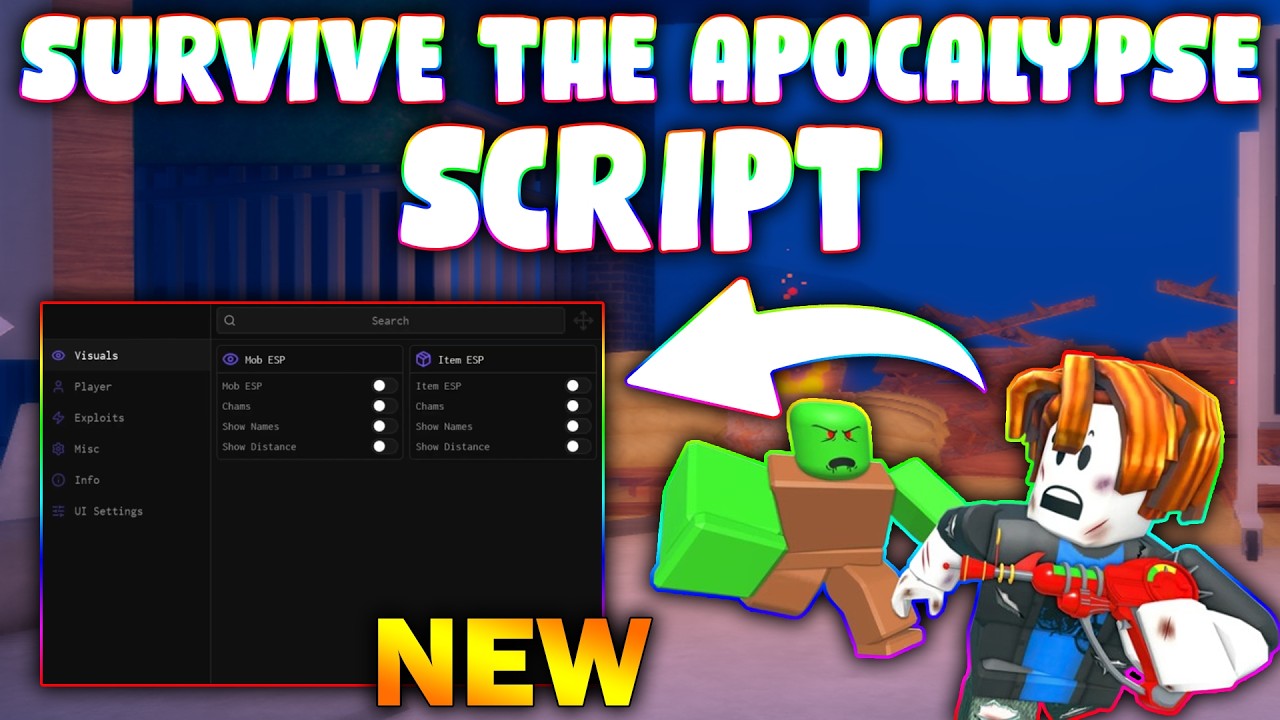 *NEW* Survive the Apocalypse Script (PASTEBIN 2026) ( INF JUMPS , ESP ...