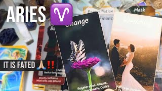 ARIES ♈️ IT IS FATED FOR YOU TWO TO GET MARRIED 🙏🏻🗝️