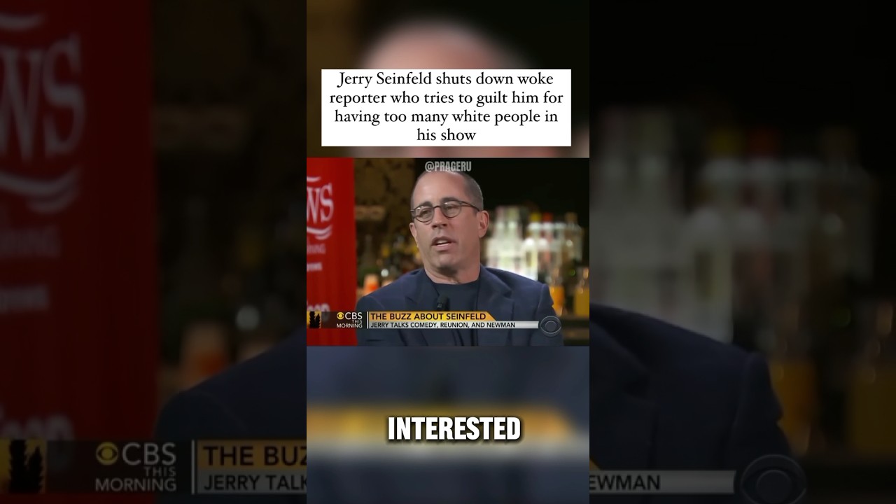 Jerry Seinfeld’s reaction to a “diversity” criticism is 😆👌👏👏👏