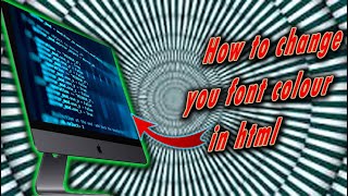 How To Change Text Colour In Html