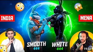 WHITE 444 VS SMOOTH 444 VERY HARD MATCH 😱🔥 #viralvideo #india #trending #gyangaming #viralvideo 
