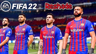 CLASICO 2022 | FIFA 22 PS5 MOD Reshade Ultimate Difficulty HDR Next Gen