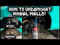 HOW TO UNDERCOAT WHEEL WELLS. ALL IN THE DETAILS!