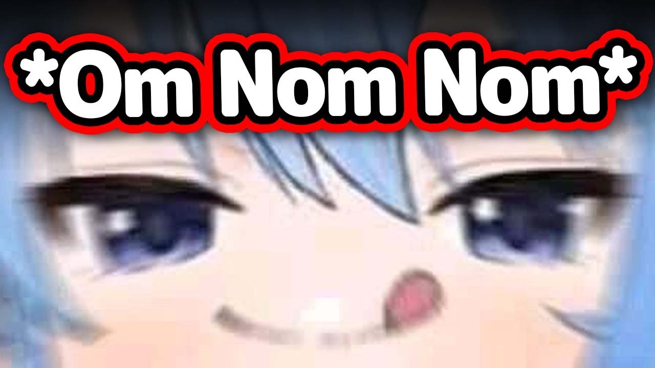 Suisei Tries Talking While Eating But Ends Up Sounding Cute【Hololive】