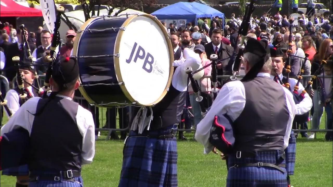 JOHNSTONE PIPE BAND GRADE 3 GOUROCK PIPE BAND COMPETITION 2022 YouTube