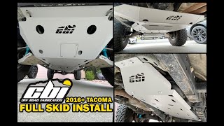 How to Install Full CBI Overland Steal Skid Plates on a 3rd gen Toyota Tacoma The Best In The Market