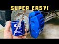 How to Paint Brake Calipers in the CLEANEST and EASIEST Way! (Brush On)