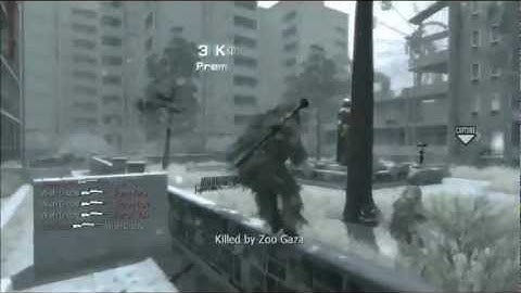 No Scope Triple Across Map Call Of Duty 4