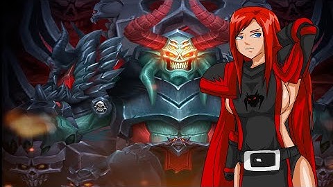 AQ3D Soloing Nulgath In Throne Of The Archfiend Dungeon With Samurai Class+Oracle Class Cross Skill