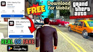 FREE!🔥How To Download GTA Liberty City Stories On Android |Original Version| [6K Tech] screenshot 5