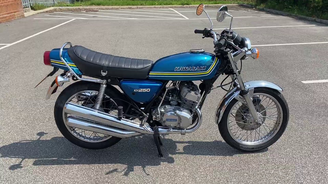 Krydderi trimme efterår 1976 KAWASAKI KH 250 FOR SALE - YouTube