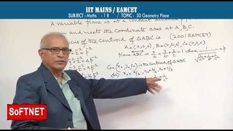 Maths 1B || 3D GEOMETRY PLANE - P2 || Padmanabham