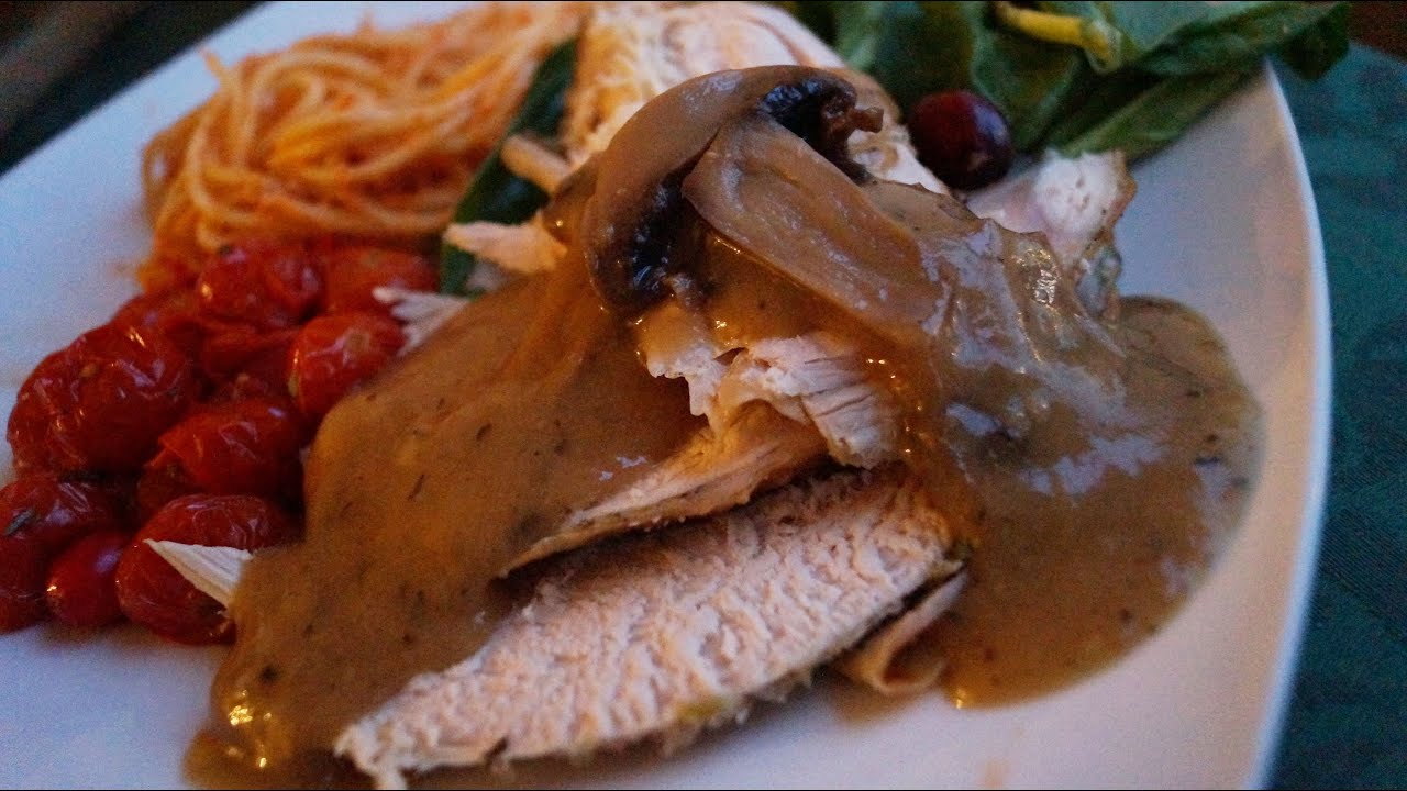 Como hacer GRAVY PARA PAVO - Mushroom Turkey Gravy - Recetas para cena de  Navidad - YouTube