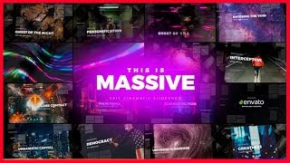 MASSIVE EPIC CINEMATIC SLIDESHOW - Free After Effects Template