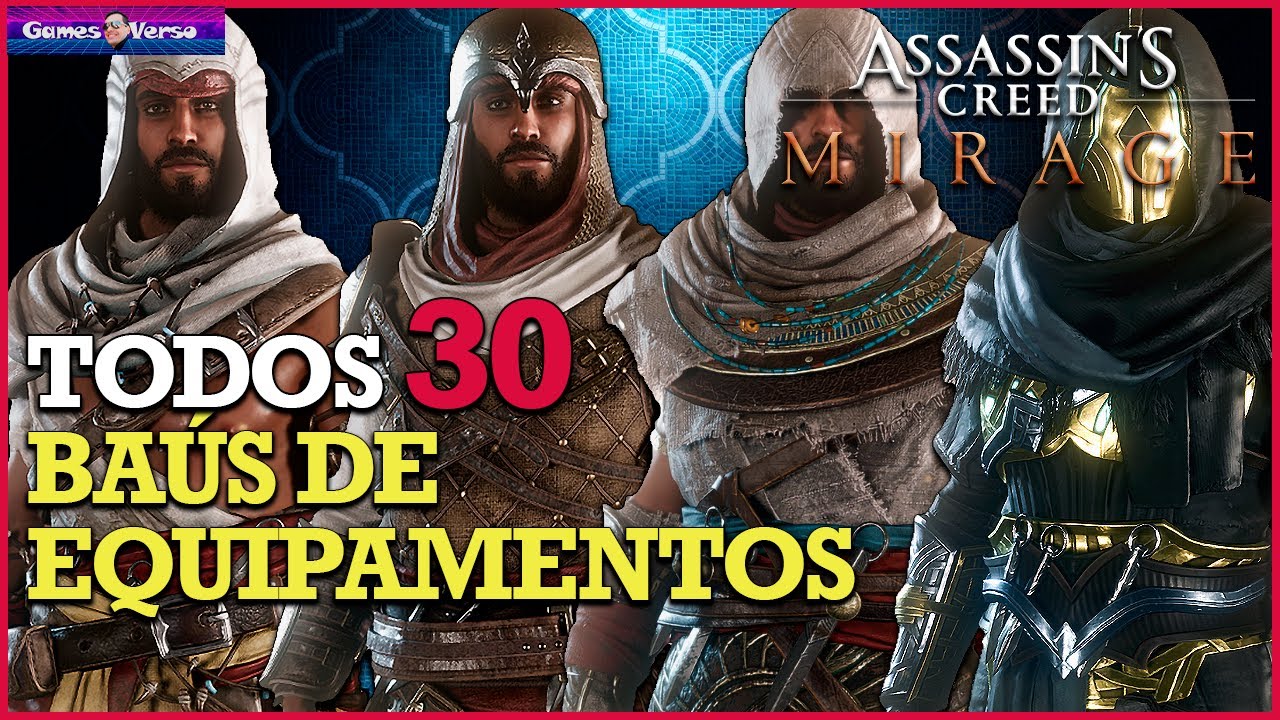 Todos Baús de Equipamentos - Assassin's Creed (AC) Mirage | Guia Completo