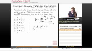 SAT Math - Absolute Value