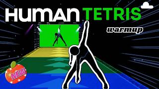 HUMAN TETRIS | 1 player | hole in the wall | new style | Immersive interactive warmup #humantetris