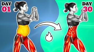🔥 Sculpt a Smaller Waist Fast ✅ 30-Min Standing Abs &amp; Obliques Workout | Women at Home (No Gym)