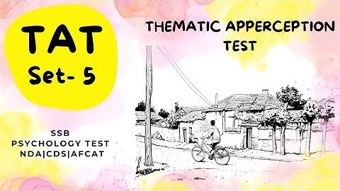 TAT practice set - 5 for SSB psychology!