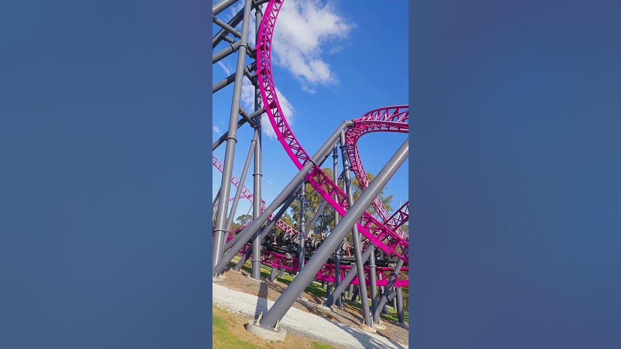 Hyper Roller Coaster Gold Coast Australia Close Up travel 