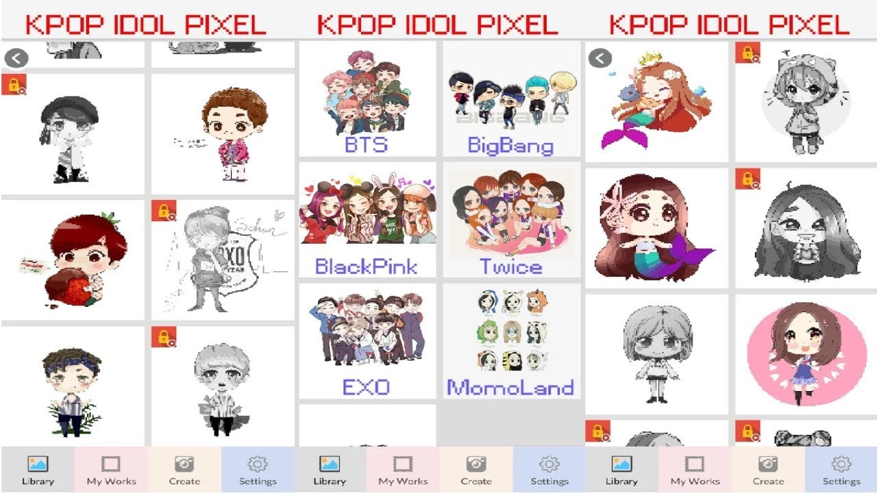 880+ Kpop Idol Coloring Book Free